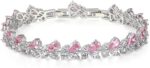 14k gold bohemian crystal bracelet for womenluxury branch shape natural pink crystal charm braceletfashion bracelet jewelry gift for her.jpg
