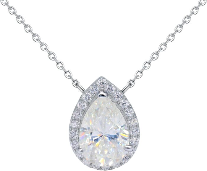 14k gold pear cut diamond vvs1 diamond necklace for women luxury jewelry accessory addition to your beloved partners collection.jpg