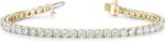 14k white gold mined natural diamond tennis bracelet 4 prong value plus collection.jpg