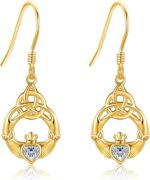 14k soild gold dangle earrings for women dangling drop earrings gifts for girls christmas gift.jpg