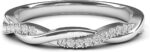 14k white gold 2.5mm petite twisted vine simulated diamond ring wedding band matching ring.jpg
