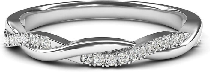 14k white gold 2.5mm petite twisted vine simulated diamond ring wedding band matching ring.jpg