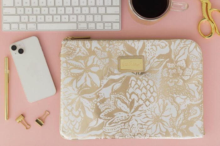 1746671702 lilly pulitzer padded tech sleeve with small zip pouch for accessories cute laptop case for women tablet bag or 13 inch laptop sleeve safari sangria gold.jpg