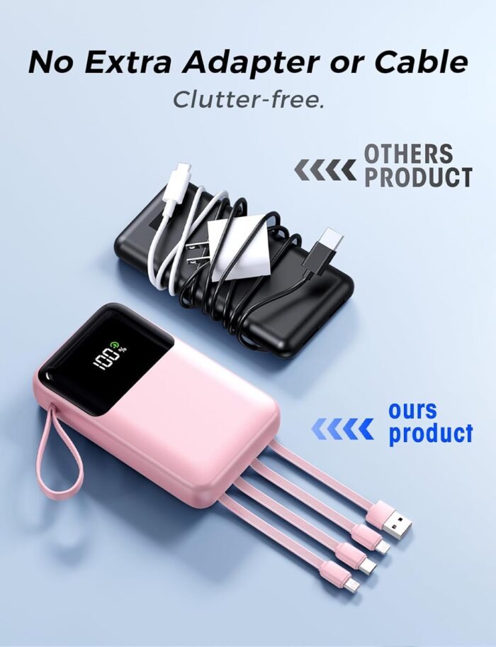 1746678980 portable charger with built in cable 15000mah power bank 22.5w fast charging 6 outputs slim travel essential battery pack with led display compatible with iphone 16151413 samsung ipad etc.jpg