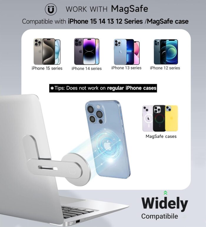 1746679470 magsafe accessories compatible with iphone 15 14 13 12 series universal laptop accessories in order for dual screen interaction laptop phone holder for iphones.jpg