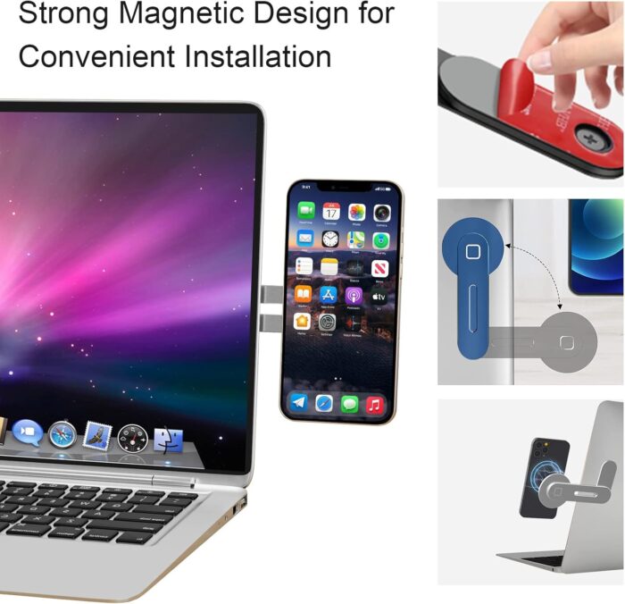1746679471 magsafe accessories compatible with iphone 15 14 13 12 series universal laptop accessories in order for dual screen interaction laptop phone holder for iphones.jpg