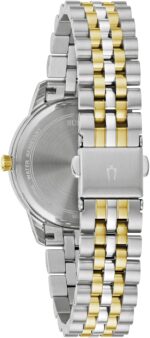 1746680170 bulova ladies classic diamond two tone gold stainless steel 3 hand calendar date quartz watch.jpg