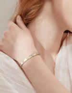 1746680586 clover emeraldmoissanite bracelets for women giftspremium emerald and moissanite d clolor vvs1 clarity 3ex cuts925 sterling silver plated 18k gold stackable non tarnish.jpg