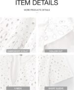 1746685633 btfbm womens boho summer dresses 2025 resort v neck short sleeve hollow out lace ruffle casual beach mini vacation dress.jpg