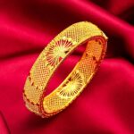 1746686636 18k gold womens hollowed out mesh peacock screen bracelet high end accessories for women daily accessories gifts for women.jpg