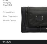 1746687110 tumi alpha hanging travel kit toiletries travel bag cosmetics organizer travel essentials bag with hooks pockets black.jpg