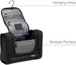 1746687112 tumi alpha hanging travel kit toiletries travel bag cosmetics organizer travel essentials bag with hooks pockets black.jpg