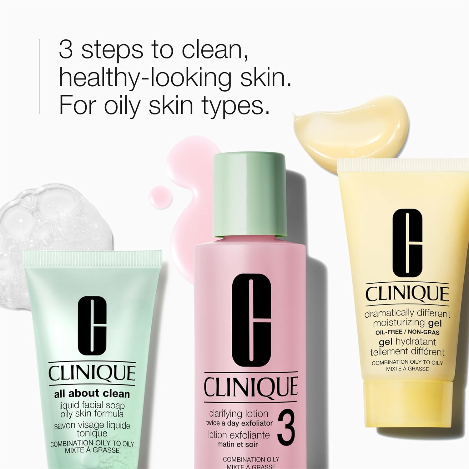 1746687684 Clinique 3 Step Refresher Course Skincare Set For Oily Combination Skin Types Mini Travel Size Face Soap Clarifying Lotion Dramatically Different Gel Cleansing Exfoliating Moisturizing.jpg