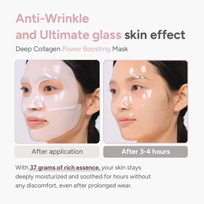 1746688569 tiktok trend items wrinkle free boosting duo deep collagen power boosting mask 4ea deep collagen power boosting cream in serum self care gift set for women moms korean skincare.jpg