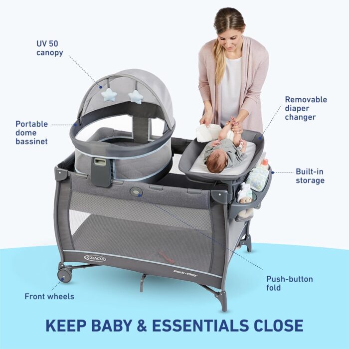 1746698092 graco pack n play dome lx playard with baby bassinet lightweight portable crib push button fold travel crib redmond convertible.jpg