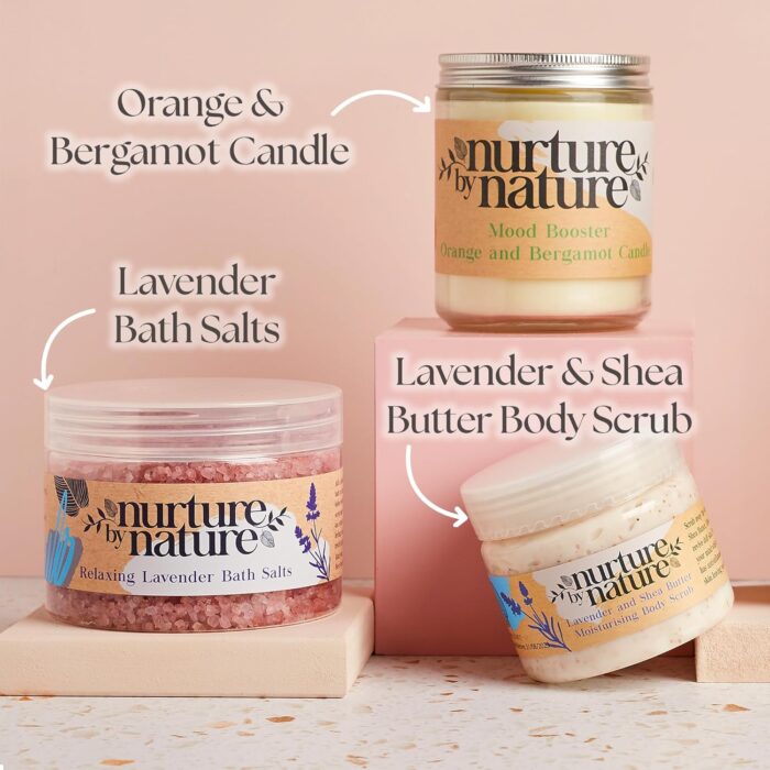 1746700409 nurture by nature relax calm spa kit mothers day gifts spa gift baskets for women complete bath sets for women gift lavender pillow mist bath salts bath bomb self care gift basket.jpg
