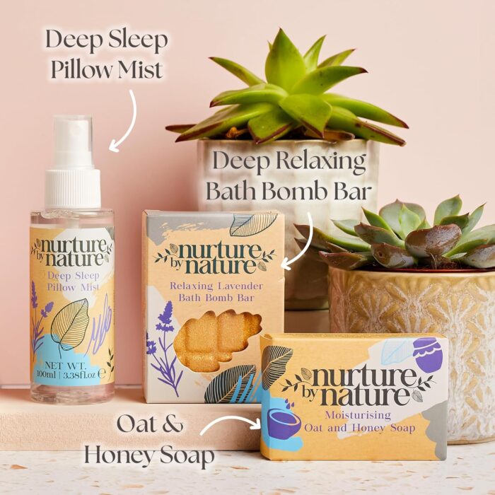 1746700411 nurture by nature relax calm spa kit mothers day gifts spa gift baskets for women complete bath sets for women gift lavender pillow mist bath salts bath bomb self care gift basket.jpg