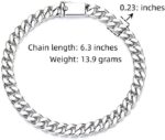 1746705024 18k white gold cuban womens bracelet easy to disassemble simple and elegant suitable for high end gifts for womens festivals.jpg