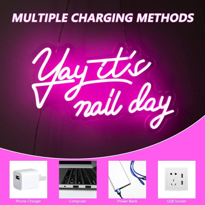 1746705286 yay its nail day neon sign for wall decor led lights beauty room salon pink salon nail tech decor aesthetic light door decorations girls neon signs accessories gift.jpg