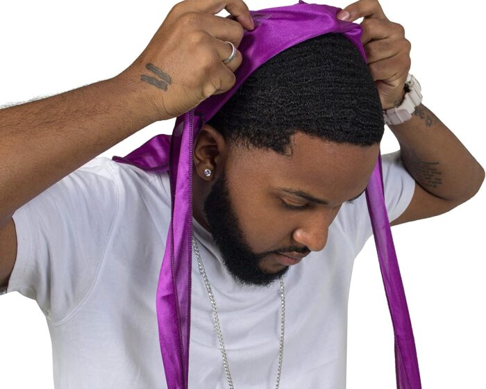 1746712536 forcewave 3 pieces silky durags and 1 wave cap pack for men waves moisture tech fabric satin du rag.jpg