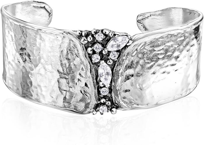 1746716759 jean rachel jewelry 925 sterling silver bracelet cuff bracelet with 2.60 tcw facet cubic zirconia vintage design hypoallergenic lead nickel free jewelry artisan handcrafted collection.jpg