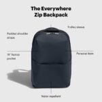 1746717840 away everywhere zip backpack travel backpack with laptop sleeve lightweight durable travel essentials navy blue.jpg