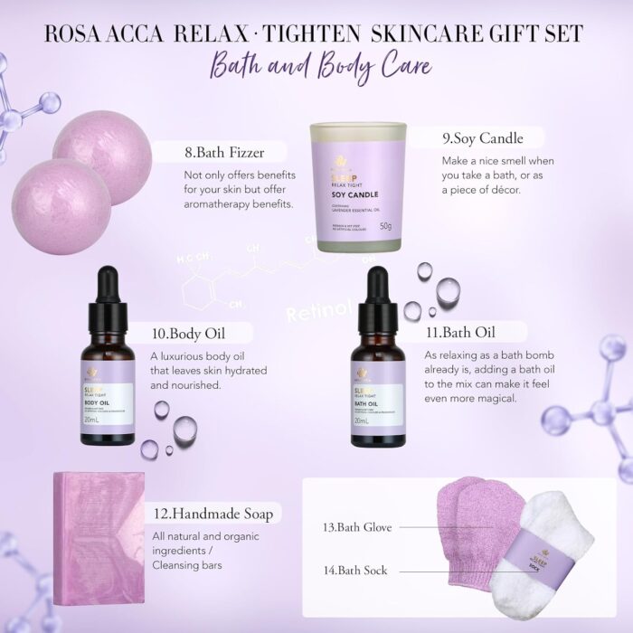 1746723823 facial skin care set spa kit mothers day gift ideas self care relaxation gifts skin care collection with essential oils hyaluronic acid vitamin e. lavender.jpg