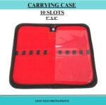 1746727299 multipurpose use portable salon pouch hand tools bag zipper case with elastic loops tweezers scissors holder made of faux leather 10 elastic loops 9x8.jpg