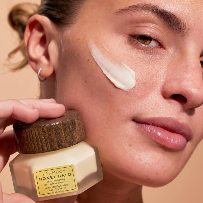 1746727378 farmacy bestsellers skin care set includes green clean cleansing balm wake up honey eye cream honey halo face moisturizer lip smoothie travel size skincare for healthy glowing skin 4 count.jpg