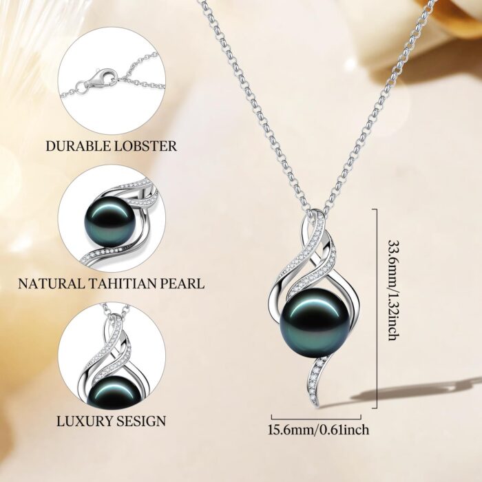 1746730042 fancime gift for women wife natural tahitian pearl necklace sterling silver mysterious ocean treasure 10 12mm black pearl luxury jewelry gift for women mother wife 162 adjustable.jpg