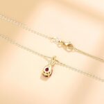 1746730100 fancime 14k solid yellow gold teardrop pendant with diamond birthstone necklace birthday gifts for mom women sterling silver chain 16 2 extender.jpg