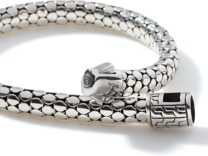 1746730212 john hardy dot collection womens bracelet 6.55mm 925 sterling silver luxury womens wrist bracelet with pusher clasp.jpg
