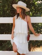 1746730639 zesica womens 2025 summer sleeveless mini dress boho one shoulder ruffle tiered layered chiffon flowy a line dresses.jpg
