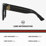 1746730835 gucci gg0034sn women designer square shape sunglasses square frame eyewear with non polarized lenses epitome of luxury and style.jpg