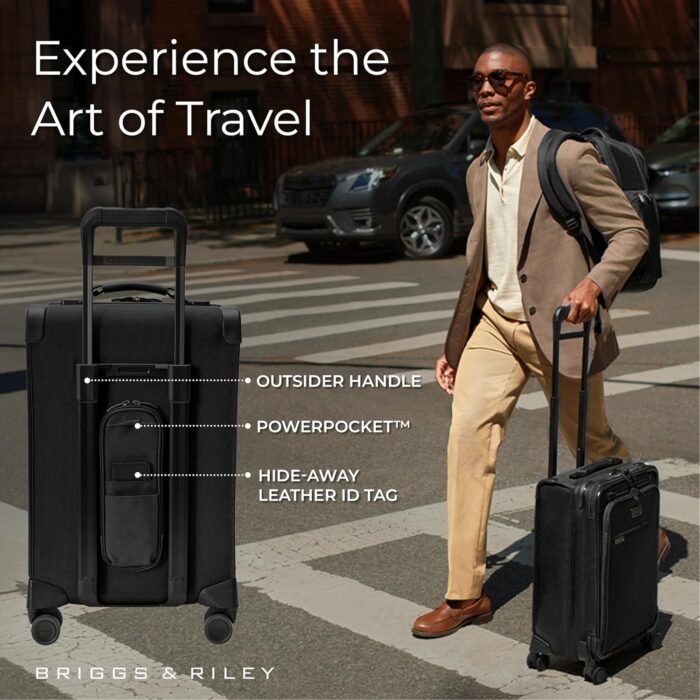 1746730912 briggs riley essential 22 carry on expandable spinner luggage for travel suitcases with wheels softside rolling bag for men women self repairing zipper baseline collection black.jpg