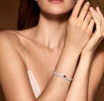 1746734092 18k whiteyellow gold plated silver bracelet with lab grown sapphireemeraldruby surrounded with lab grown diamondmoissanite bracelet for women comes with gift box.jpg