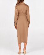 1746734308 btfbm women long sleeve satin dress 2025 summer spring lapel v neck button down elegant belted ruched maxi shirt dresses.jpg