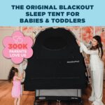 1746734605 slumberpod with fan the original blackout sleep tent travel essential for baby and toddlers mini crib and pack n play cover sleep pod with monitor pouch and fan pouch blocks 95 light black.jpg