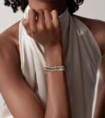 1746734670 2pcs twisted cable bracelet and chain for women fashion wire cuff bracelet link chain adjustable bangle set designer dupes jewelry gifts for her 2pcs a.jpg