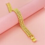 1746738168 18k solid color mesh strap bracelet fashionable and creative high end bracelet mens and womens festival preferred gift.jpg