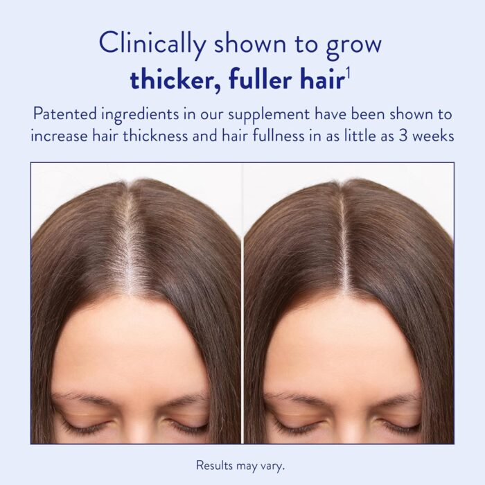 1746738545 routine wellness hair growth supplement clinically proven for thicker fuller hair reduces wrinkles fine lines gluten free ideal for women men with thinning hair 3 bottles 90 day supply.jpg