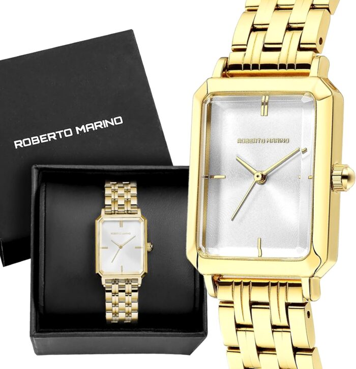 1746738754 rm1982 womens luxury watch rectangular gold – japanese quartz movement vintage stainless steel design silver dial elegant dress timepiece 3atm water resistant – reloj para mujer.jpg