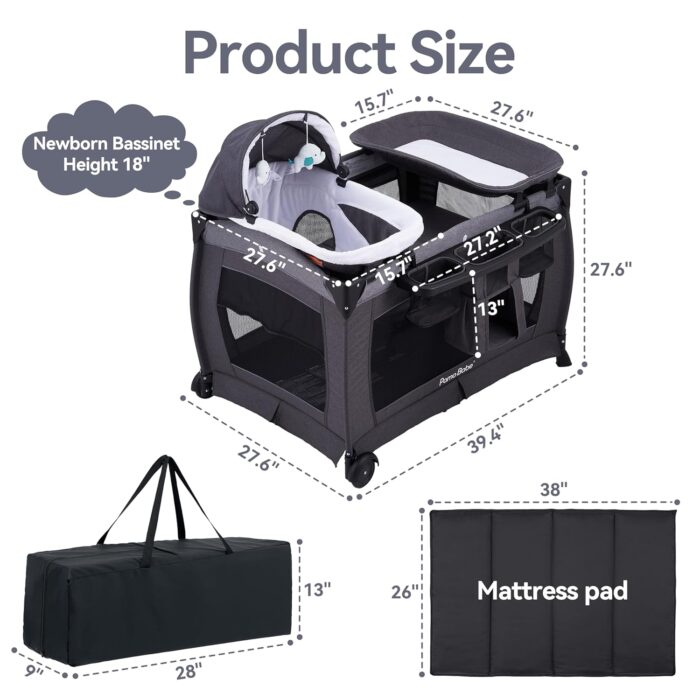1746742055 pamo babe portable playpen foldable playard for baby and toddler mattress changing table for newborn portable playard.jpg
