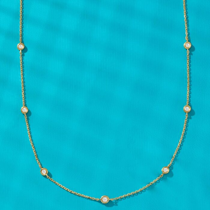1746745080 rs pure by ross simons diamond station necklace in 14kt gold.jpg