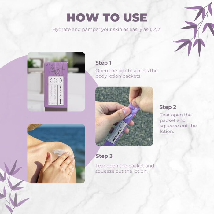 1746752277 go essentials travel lotion single packets – body and hand lotion for hydrated skin and travel size toiletries.jpg