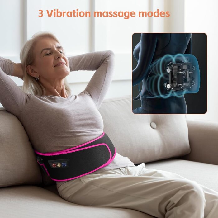 1746754135 shine well back massager belt for deep tissue pain relief red light therapy massage belt with 3 heat levels and vibrating lower back massager fsa eligiblebattery powered.jpg