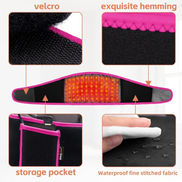 1746754139 shine well back massager belt for deep tissue pain relief red light therapy massage belt with 3 heat levels and vibrating lower back massager fsa eligiblebattery powered.jpg