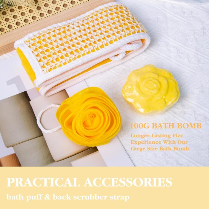 1746758858 gift baskets spa gifts for women 8pcs honey almond bath gift set for women relaxation self care spa kit wbath bomb bubble bath mom birthday gifts christmas gifts thank you gifts.jpg