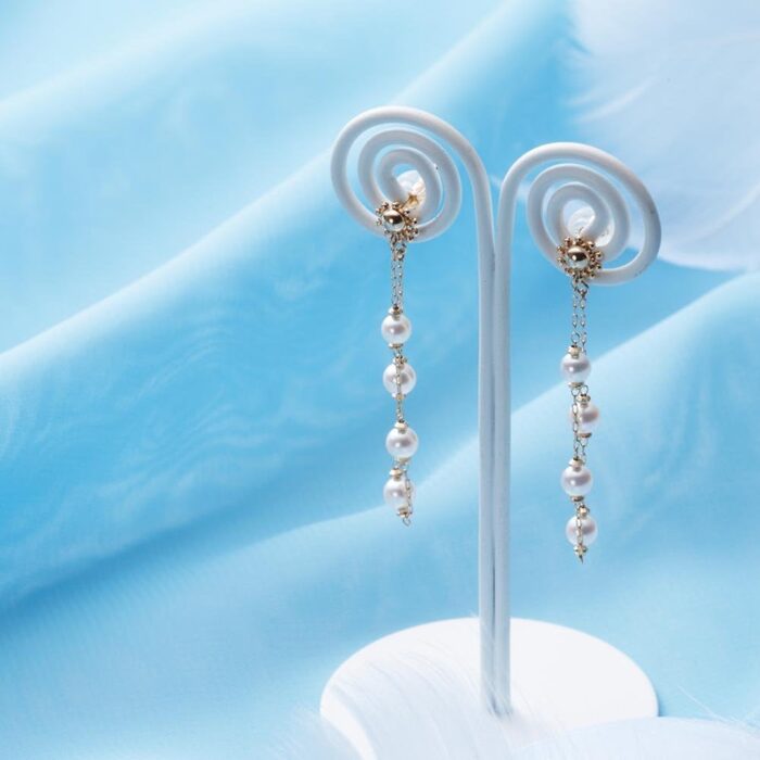 1746768814 japanese 3.5mm akoya cultured pearl drop earrings for women with 18k yellow gold elegant design excellent gift pearl earrings.jpg