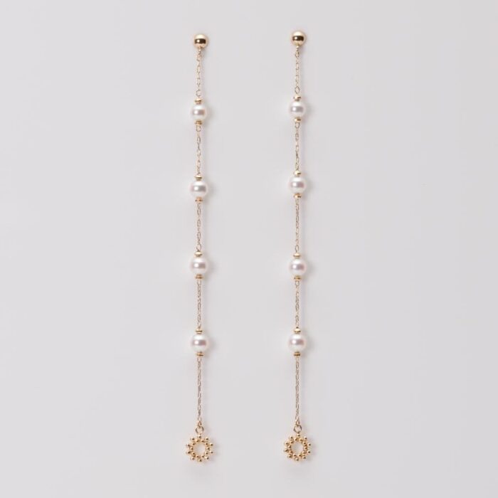 1746768815 japanese 3.5mm akoya cultured pearl drop earrings for women with 18k yellow gold elegant design excellent gift pearl earrings.jpg